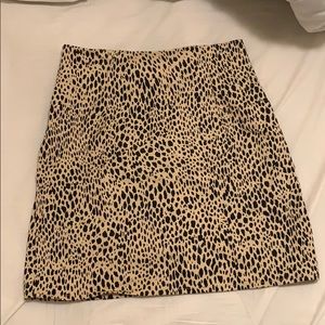 Cheetah print brandy Melville skirt